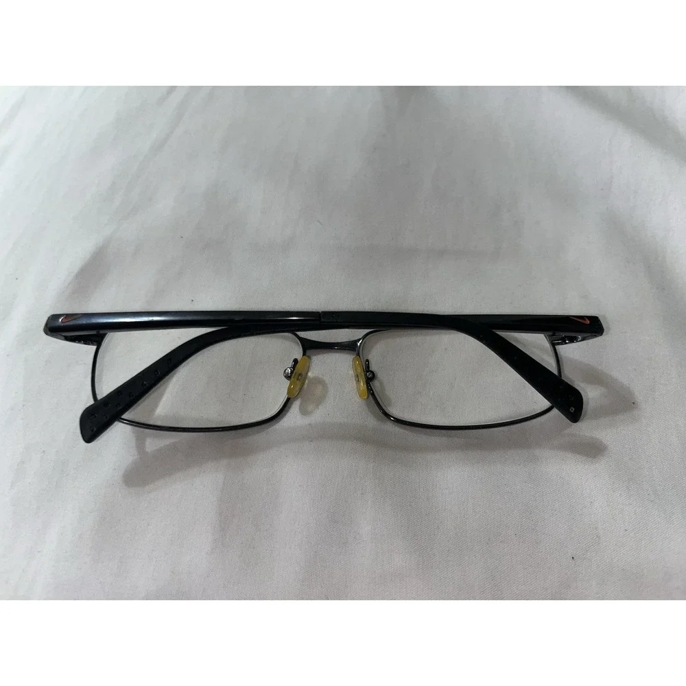 Nike Eyeglasses Frames Only, NIKE 6034 001, 55-16-140, Gray/Black, Titanium